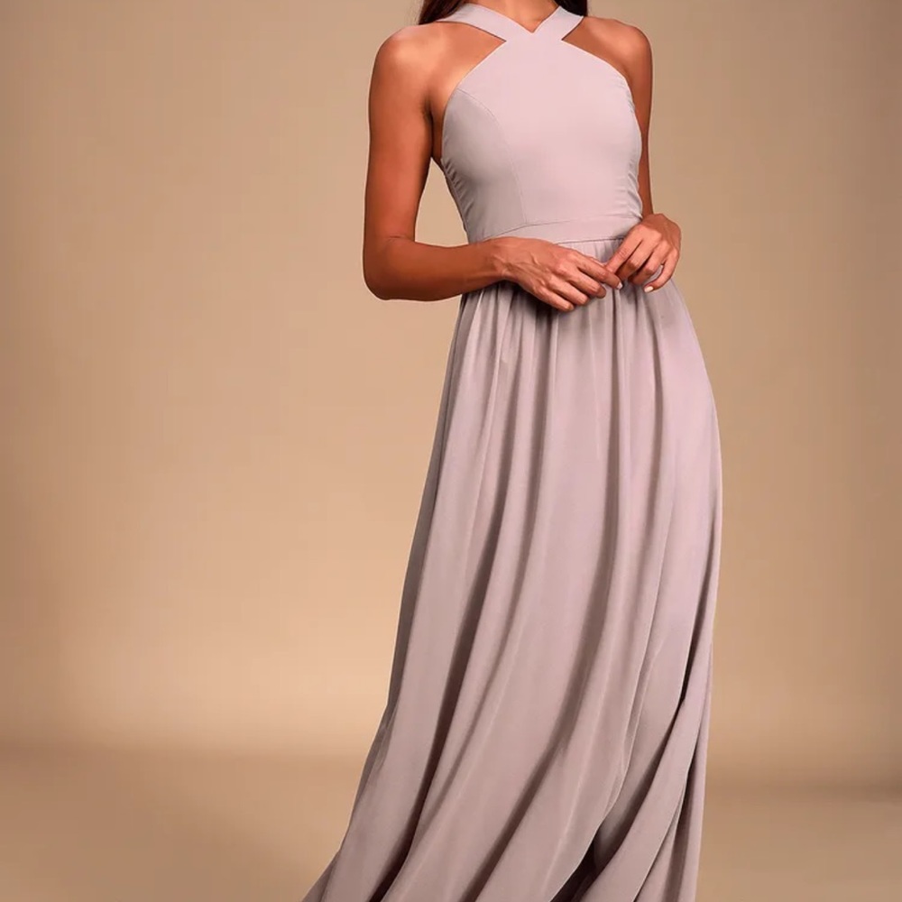 Lulus navy formal gown